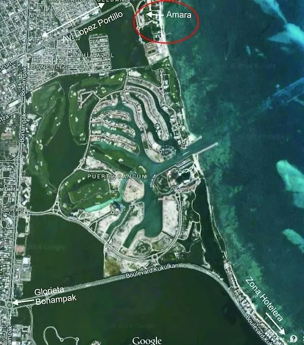 Punta Me Luxury Apartment Beach Front Condo Amara Cancun