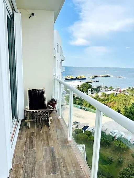 Punta Me Luxury Apartment Beach Front Condo Amara Cancun